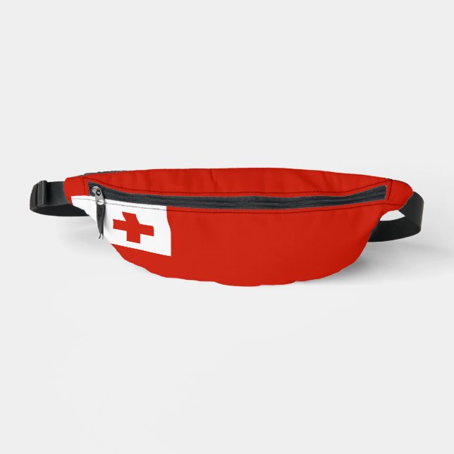 Tonga flag bum bags (Front)