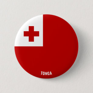 Tonga Flag Cute Patriotic 6 Cm Round Badge