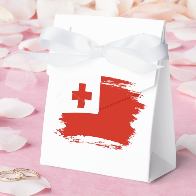Tonga flag favour box (Wedding)