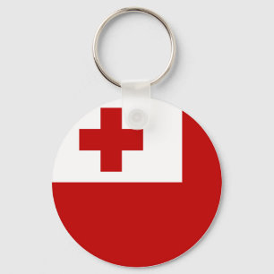 Tonga Flag Key Ring