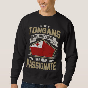Tonga Flag Passionate Tongans Girls & Women Sweatshirt