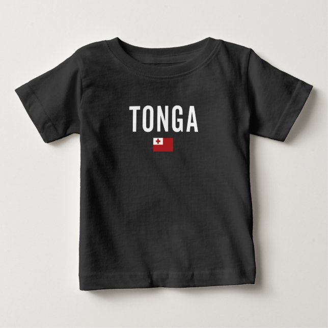 Tonga Flag - Patriotic Flag Baby T-Shirt (Front)