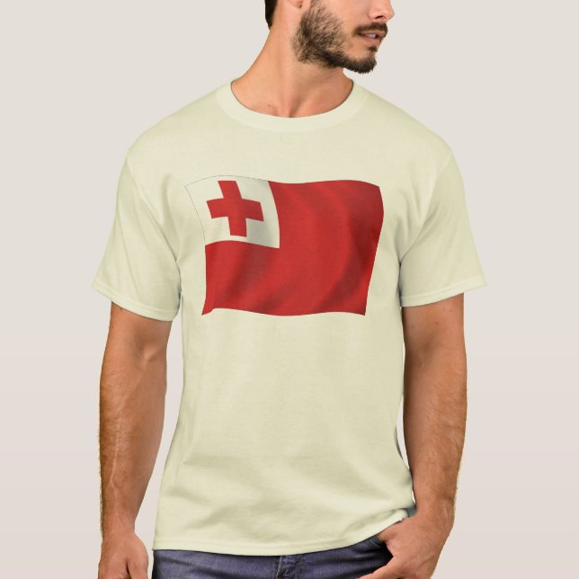 Tonga Flag Shirt (Front)