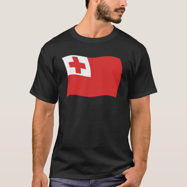 Tonga Flag Shirt (Front)
