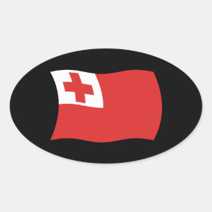 Tonga Flag Sticker