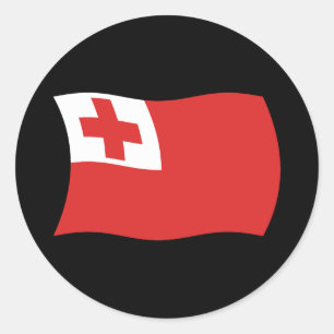 Tonga Flag Sticker