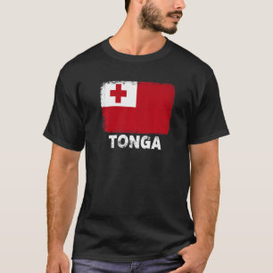 Tonga Flag Support Tonga People Women Men T-Shirt