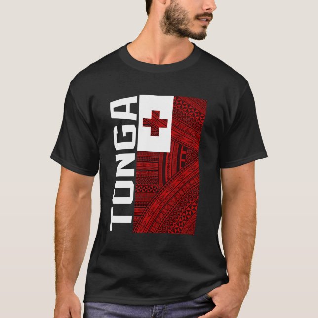Tonga Flag T-Shirt (Front)