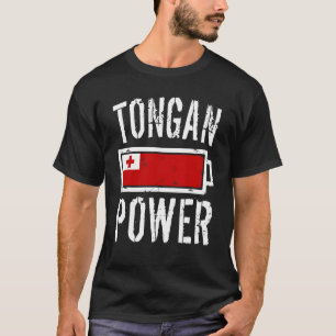 Tonga Flag  Tongan Power Battery Proud Tee