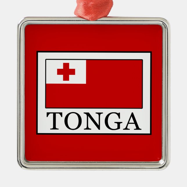 Tonga Metal Tree Decoration (Front)