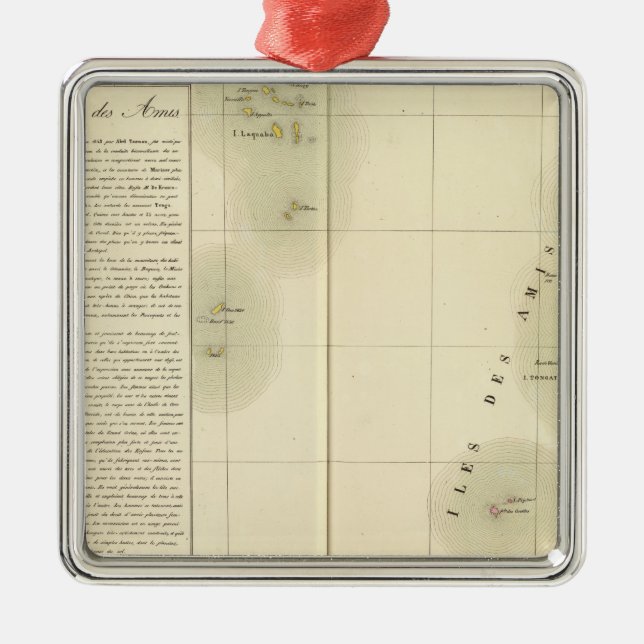 Tonga Oceania no 47 Metal Tree Decoration (Front)