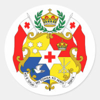 Tonga Official Coat Of Arms Heraldry Symbol
