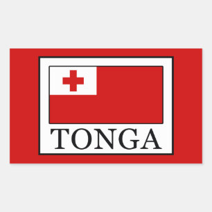 Tonga Rectangular Sticker