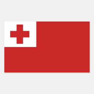 Tonga Rectangular Sticker