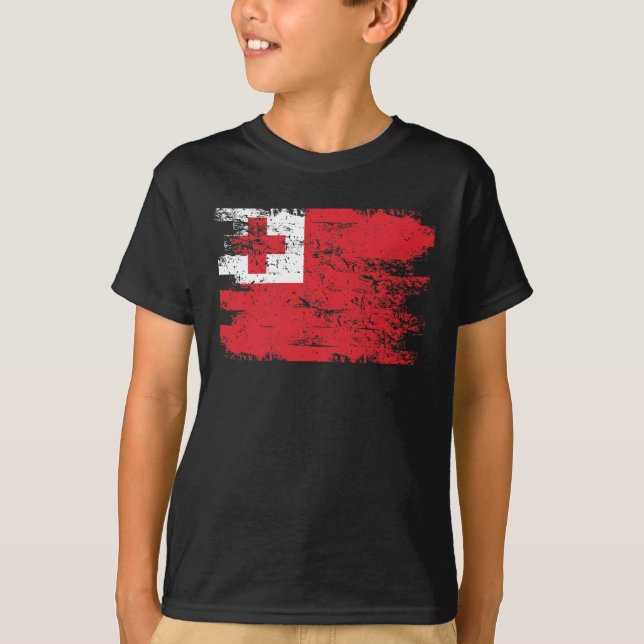 Tonga Shirt Gift Country Flag Patriotic Travel (Front)