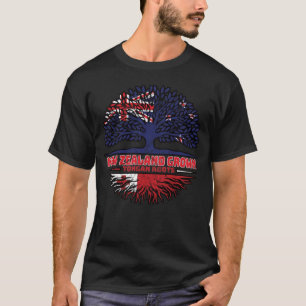 Tonga Tongan New Zealander New Zealand Tree Roots T-Shirt