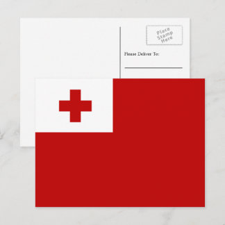 Tongan Flag, Flag of Tonga Postcard