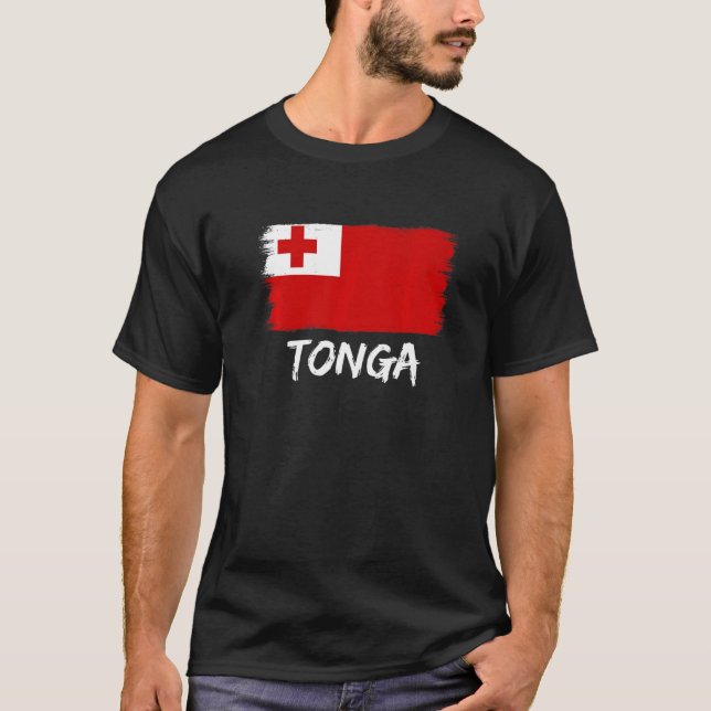 Tongan Flag Tonga  1 T-Shirt (Front)