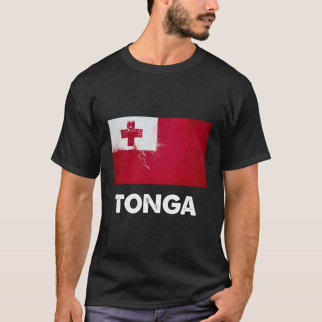 Tongan Tonga Flag T-Shirt (Front)