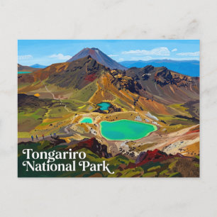 Tongariro National Park New Zealand Postcard