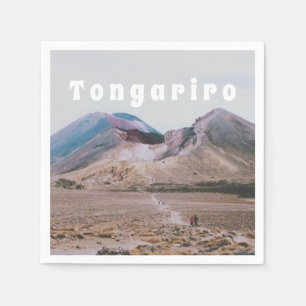 Tongariro National Park, New Zealand Souvenir Napkin