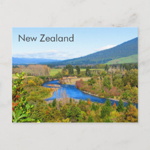 Tongariro River, New Zealand Postcard