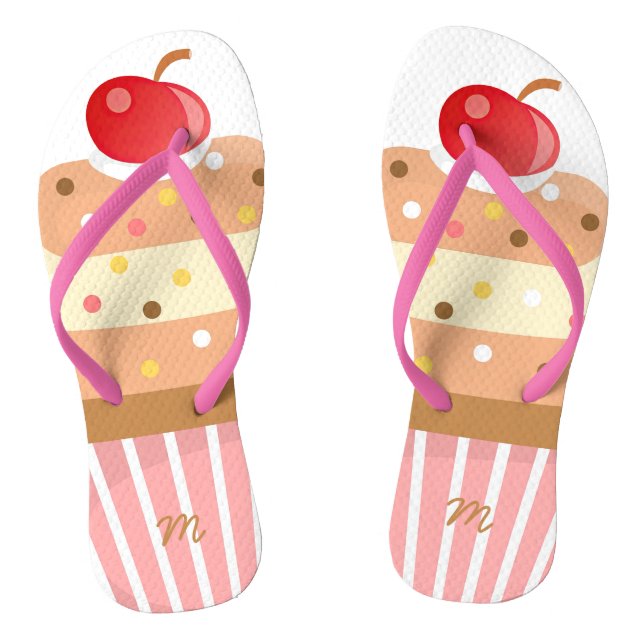 Tongs Cup cake Jandals (Footbed)