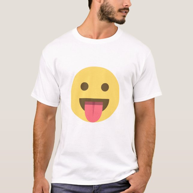 Tongue Emoji T-Shirt (Front)