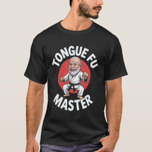 Tongue Fu Master Funny Martial Arts Humour Karate T-Shirt