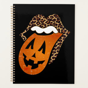 Tongue Mouth Halloween Planner