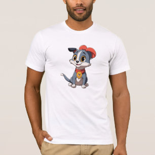 Tongue-Out Cat Vintage Pop T-Shirt