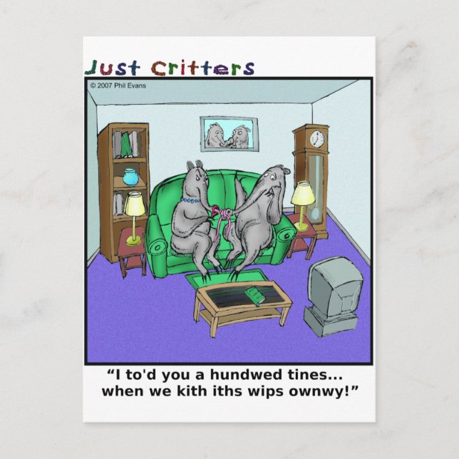 Tongue-Tied Postcard (Front)