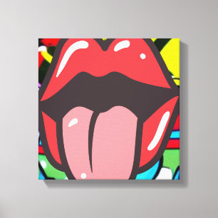 Tongue Twister Canvas Print