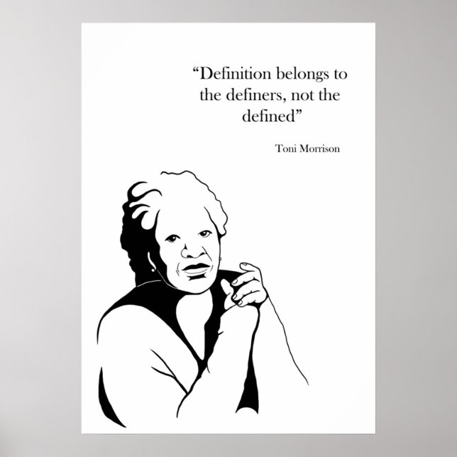 Toni Morrison Poster (Front)