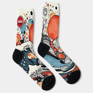 TONI ORIGINAL – Abstract Wave Socks