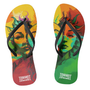 TONI ORIGINAL – Artistic Streetwear Flip Flops