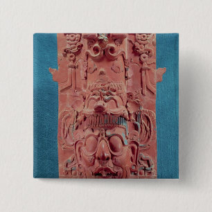 Toniatuh, the Sun God 15 Cm Square Badge
