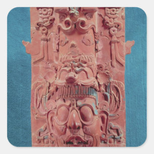 Toniatuh, the Sun God Square Sticker