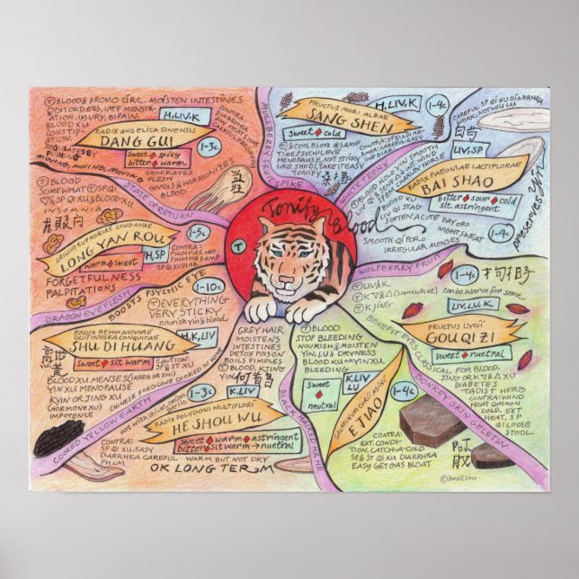 Tonify Blood Poster (Front)