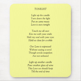 TONIGHT/Love Mouse Pad