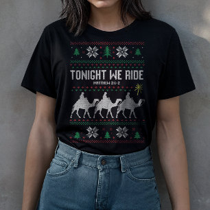 Tonight We Ride 3 Kings Ugly Sweater Christmas