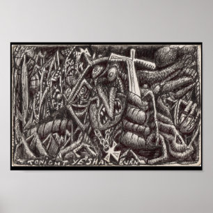 "Tonight, ye shall burn!" Poster