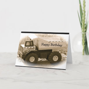 Tonka Truck birthday card