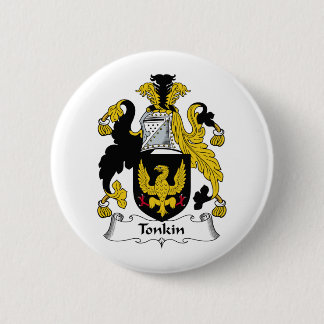 Tonkin Family Crest 6 Cm Round Badge