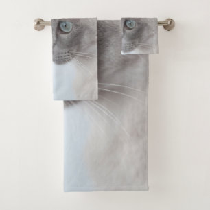 Tonkinese Cat Bath Towel Set