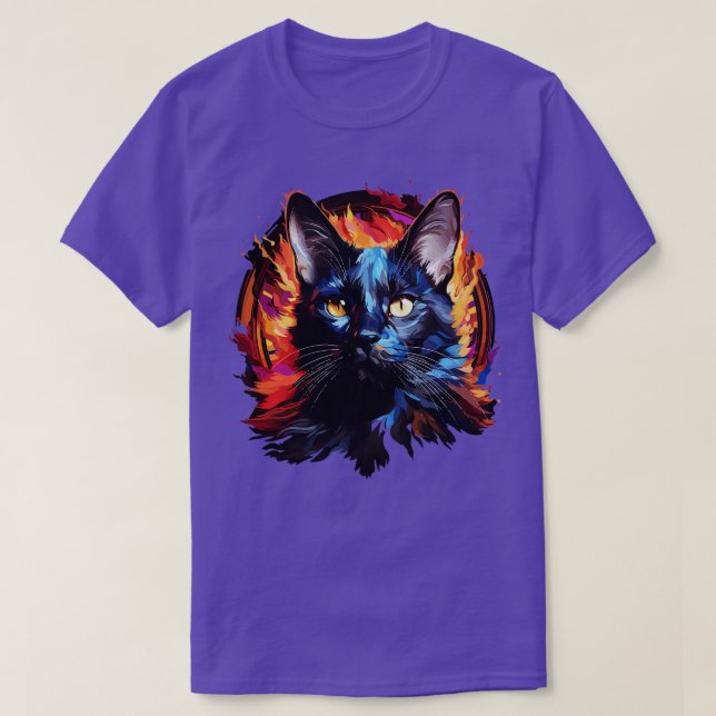 Tonkinese Cat Rainbow T-Shirt (Design Front)