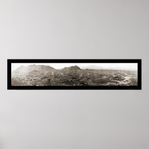 Tonopah NV Panoramic Photo 1909 Poster