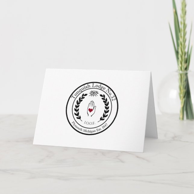 Tonquish IOOF Card (Front)