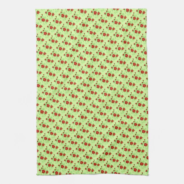 Tons of Flowers Tea Towel (Vertical)