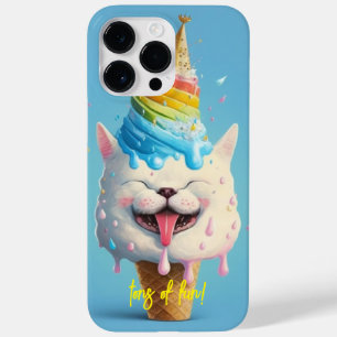 Tons of Fun Ice Cream Cat Birthday Gift Case-Mate iPhone 14 Pro Max Case